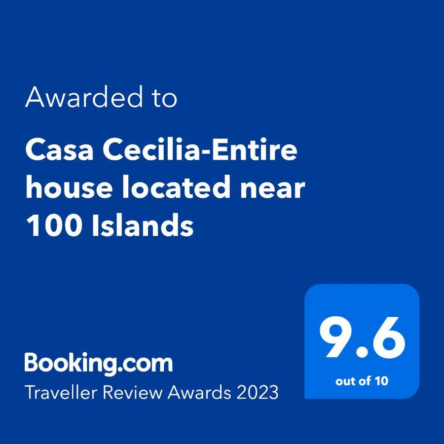 Casa Cecilia-Entire House Located Near 100 Islands Villa Аламинос Екстериор снимка